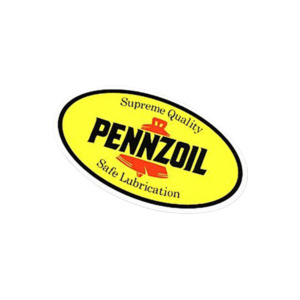 素晴らしい品質 / PENNZOIL ペンズオイル ステッカー 大 2枚セット