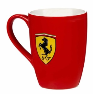 SCUDERIA FERRARI(スクーデリア フェラーリ)シールドマグカップ(レッド/内側ホワイト) | Pursuit Kids / e-store