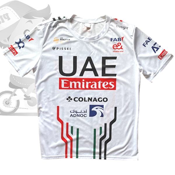 UAE TEAM Emirates(ユーエーイーチームエミレーツ)チームテクニカルシャツ(2024)/Bデザイン)