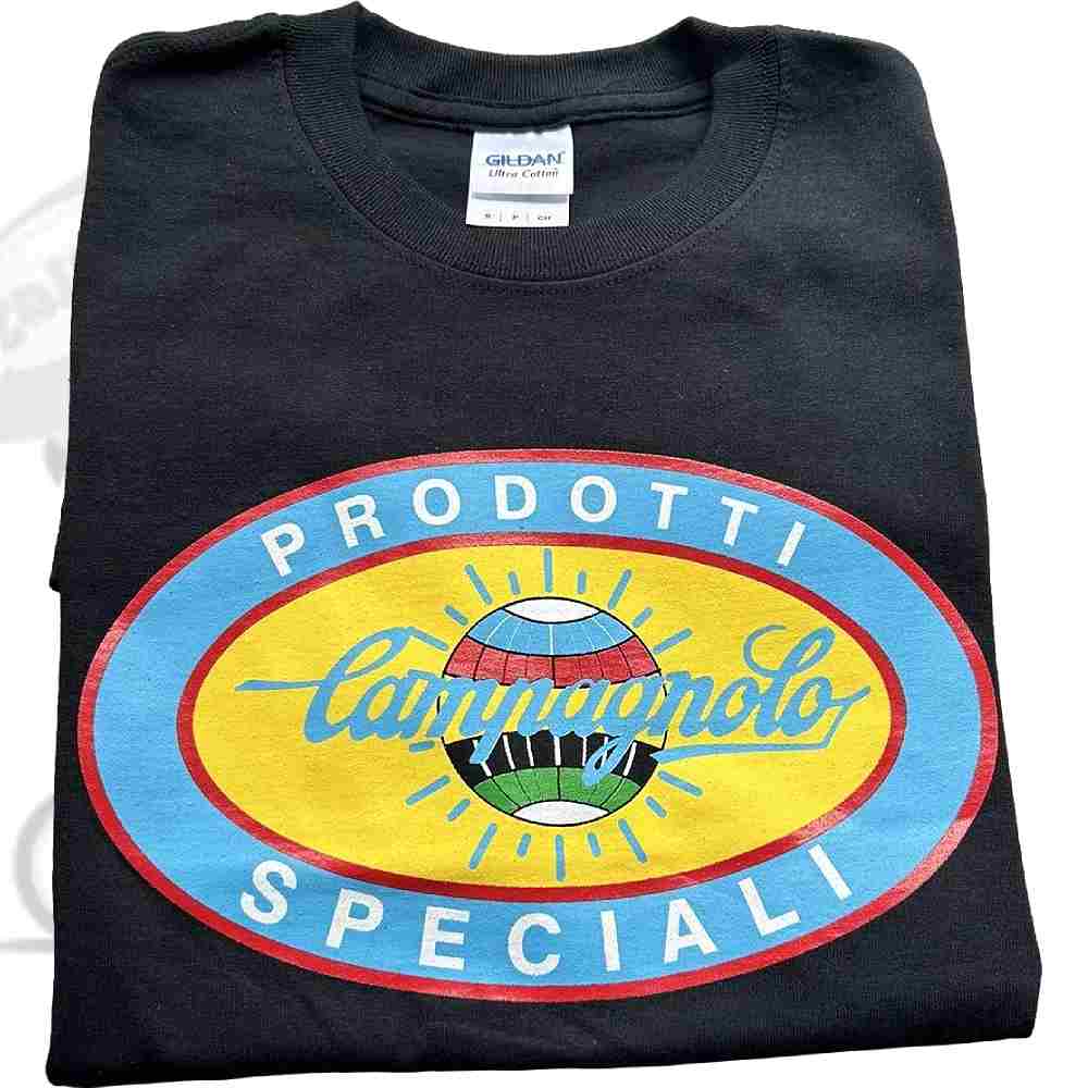 CAMPAGNOLO(カンパニョーロ)Tシャツ(Cデザイン/PRODOTTI SPECIALI(プロドッティスペチャーリ/ブラック)