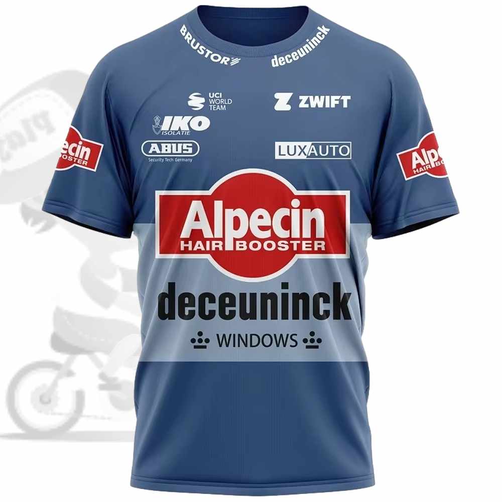 Alpecin-Deceuninck(アルペシンドゥクーニンク)チームテクニカルシャツ(2024/ブルー系)