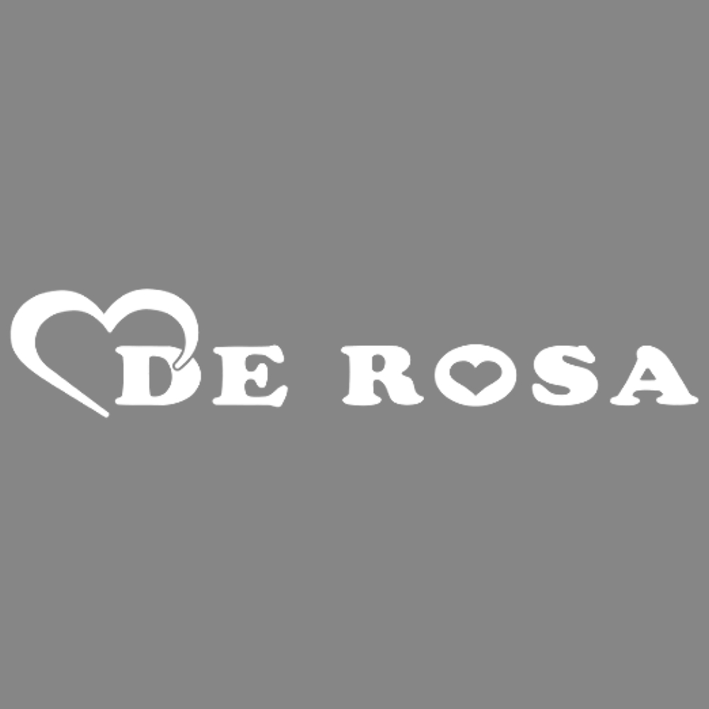 DE ROSA(デローザ)ロゴステッカー(ホワイト)