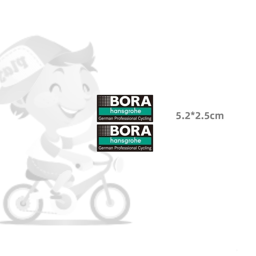 BORA hansgrohe(ボラハンスグローエ)ステッカー(W5.2/H2.5/ブラック)