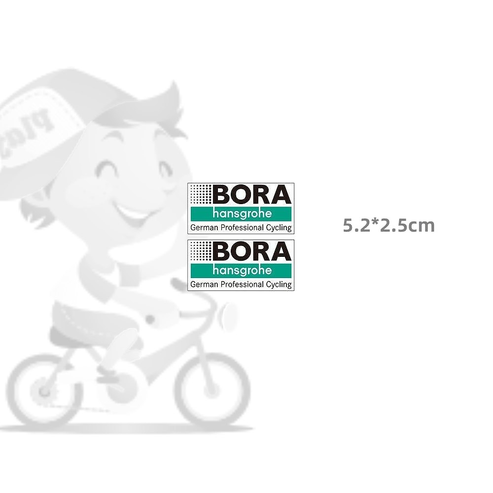 BORA hansgrohe(ボラハンスグローエ)ステッカー(W5.2/H2.5/ホワイト)