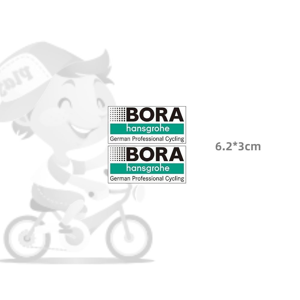 BORA hansgrohe(ボラハンスグローエ)ステッカー(W6.2/H3/ホワイト)