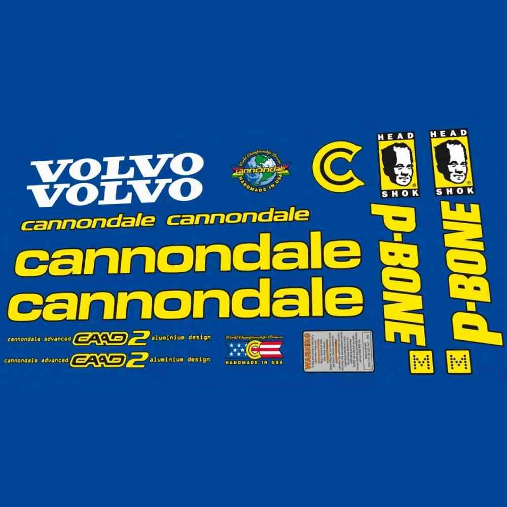 cannondale(キャノンデール)CAAD2 VOLVO TEAM(キャドツーボルボチーム)フレームステッカーセット