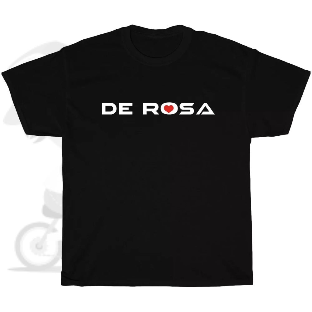 DE ROSA(デローザ)NEW LOGO(ニューロゴ)Tシャツ(ブラック)