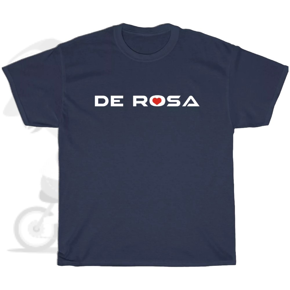 DE ROSA(デローザ)NEW LOGO(ニューロゴ)Tシャツ(ネイビー)